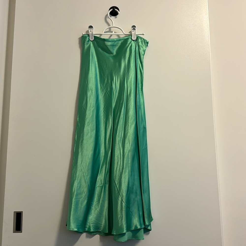 H&M Satin Slip Skirt